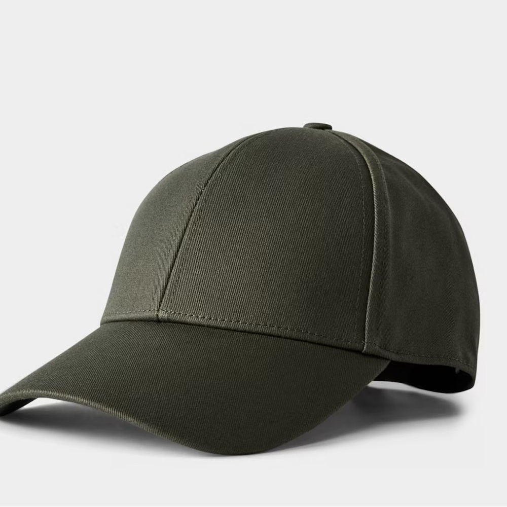 Aritzia Auxiliary Olive Green Baseball Cap